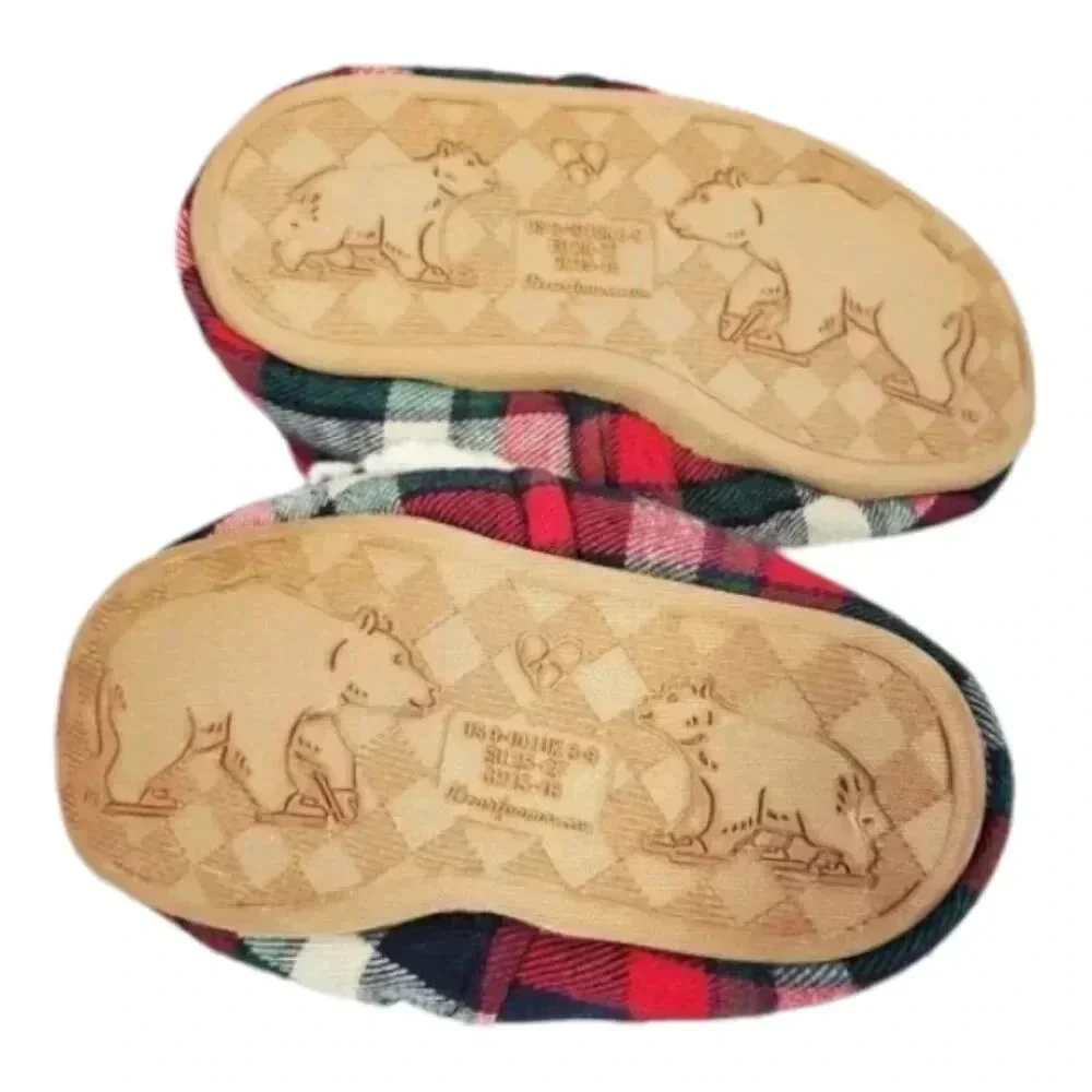 LIL BEAR 11/12 Dearfoams LiL Bear Memory Foam Slippers